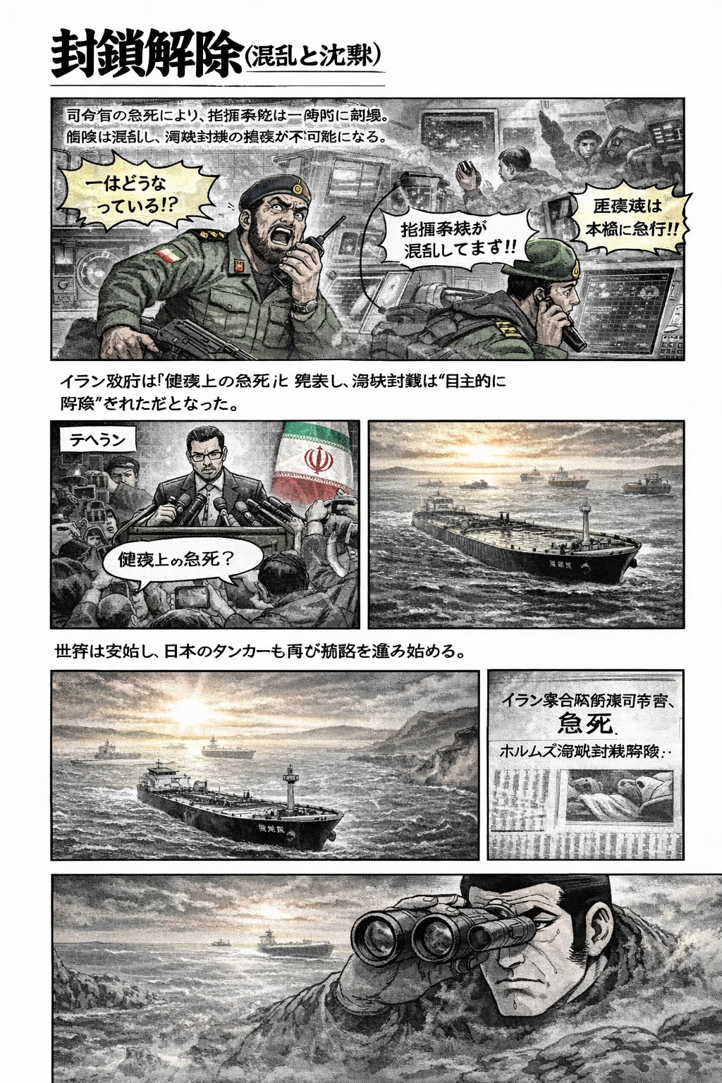 ホルムズ海峡・静寂の封鎖