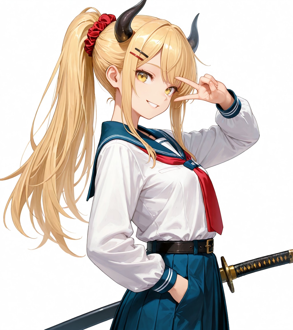 ポニーテール女鬼高生さん