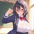 メガネで巨乳で委員長 3枚目