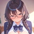メガネで巨乳で委員長 5枚目