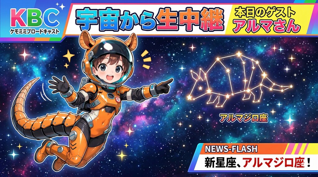 ゲストのアルマさんがアルマジロ座を解説！