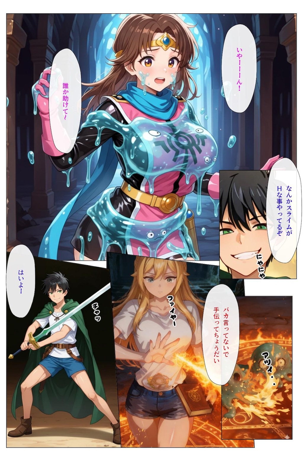 【ダンジョンで女の子見つけたからハーレム作ってみたい・・ 】【発売しました】【67P】