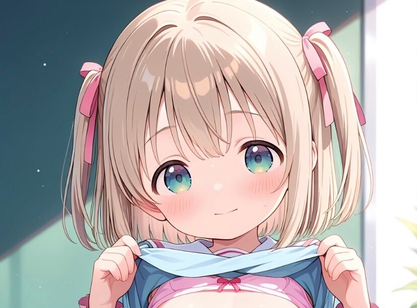 たくし上げ☆