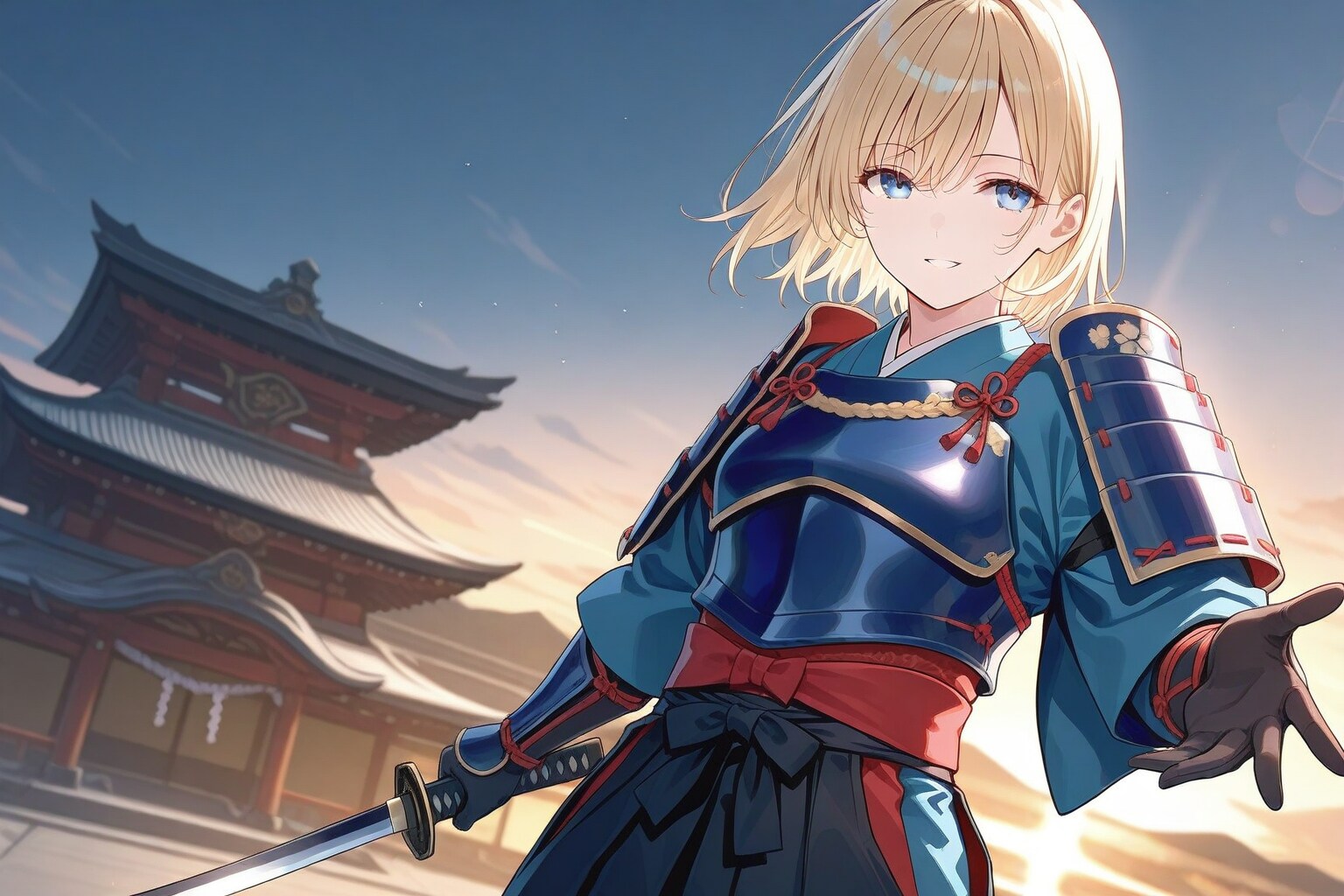 金髪さん侍2
