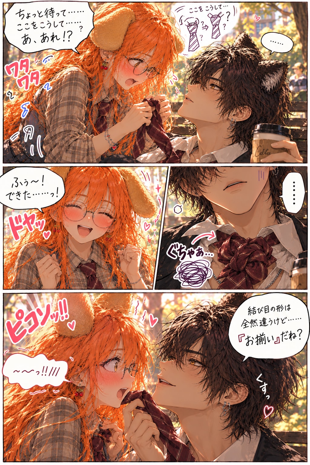 翻弄される秋。