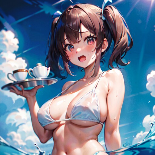 サキちゃん紅茶デリバリーしてきました