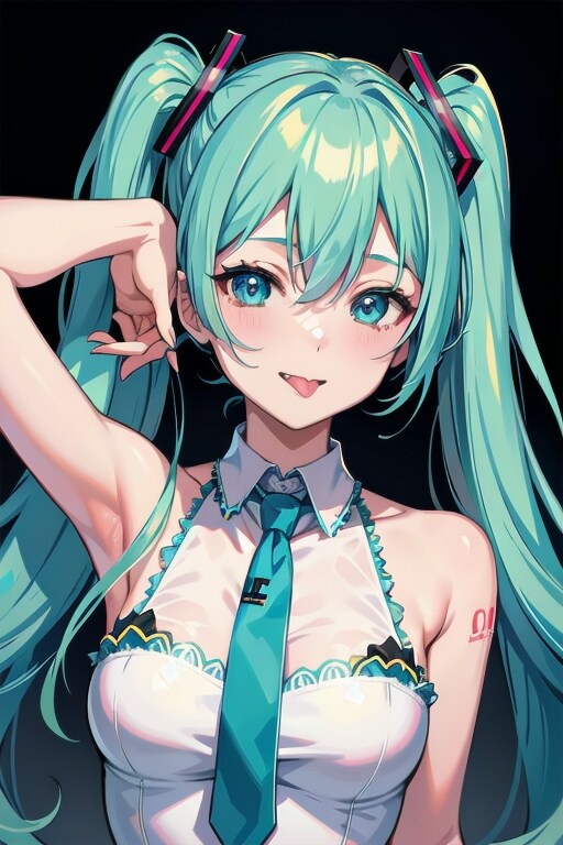 舌出しミクさん