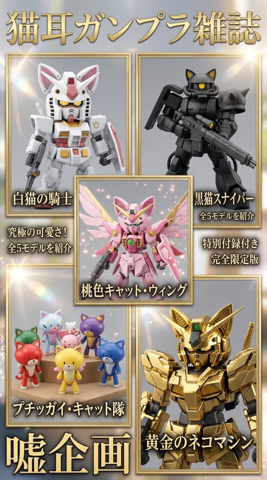 猫耳ガンプラ雑誌
