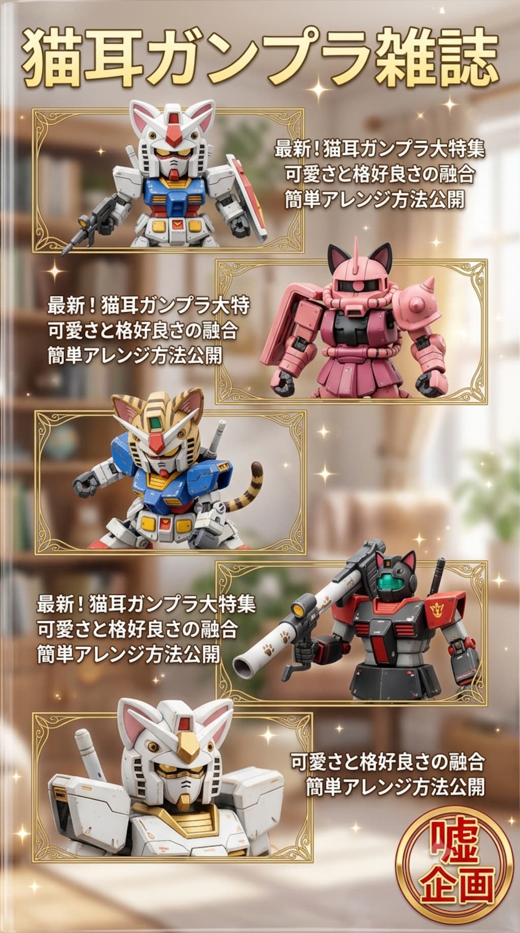 猫耳ガンプラ雑誌