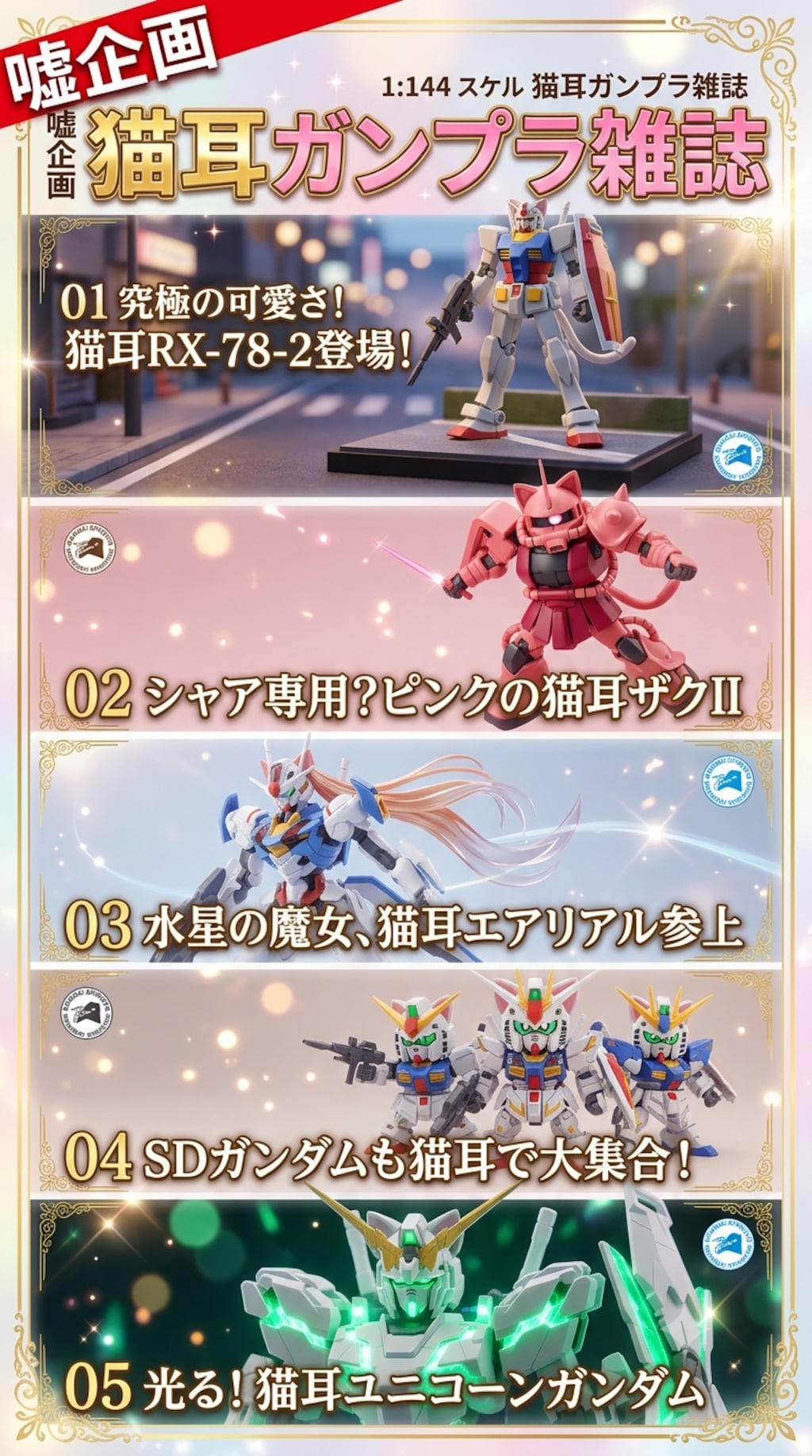猫耳ガンプラ雑誌