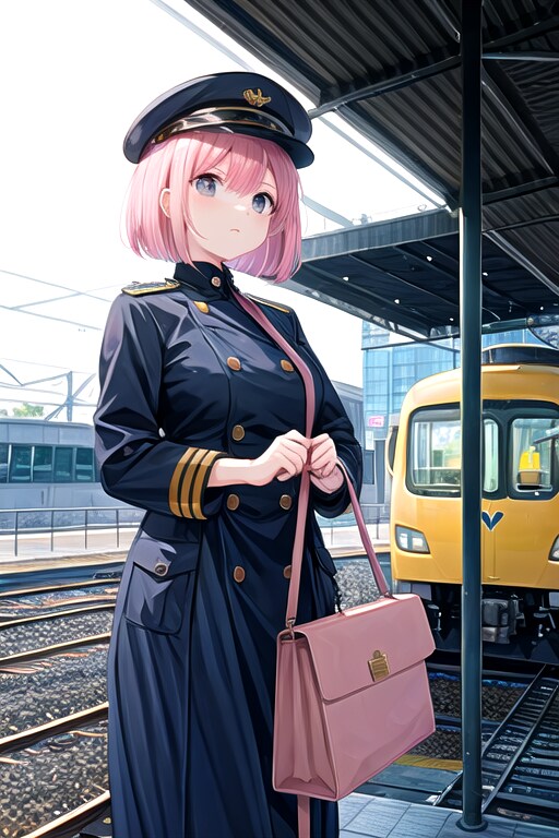 駅員 | の人気AIイラスト・グラビア