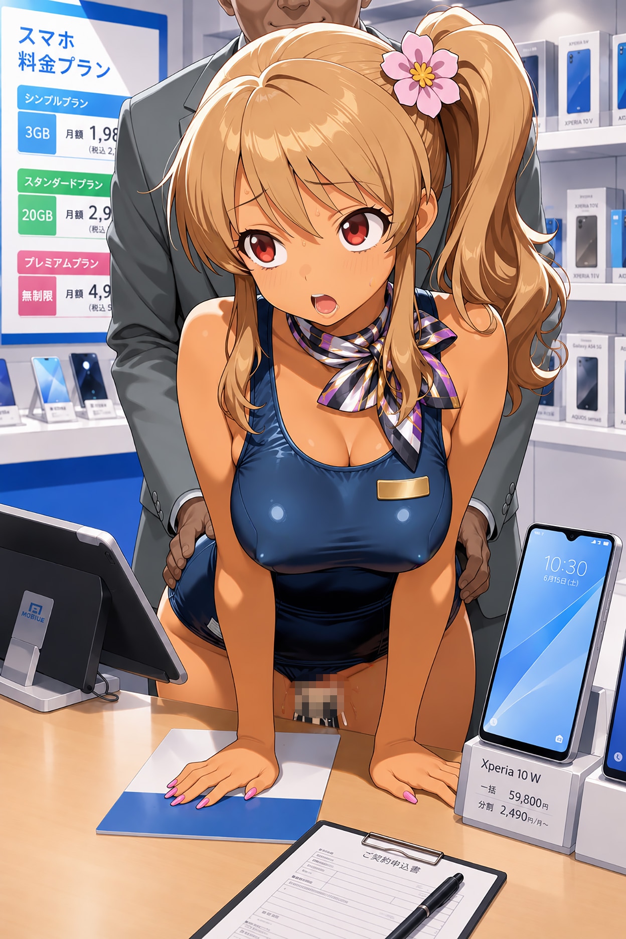 スク水店員の末路