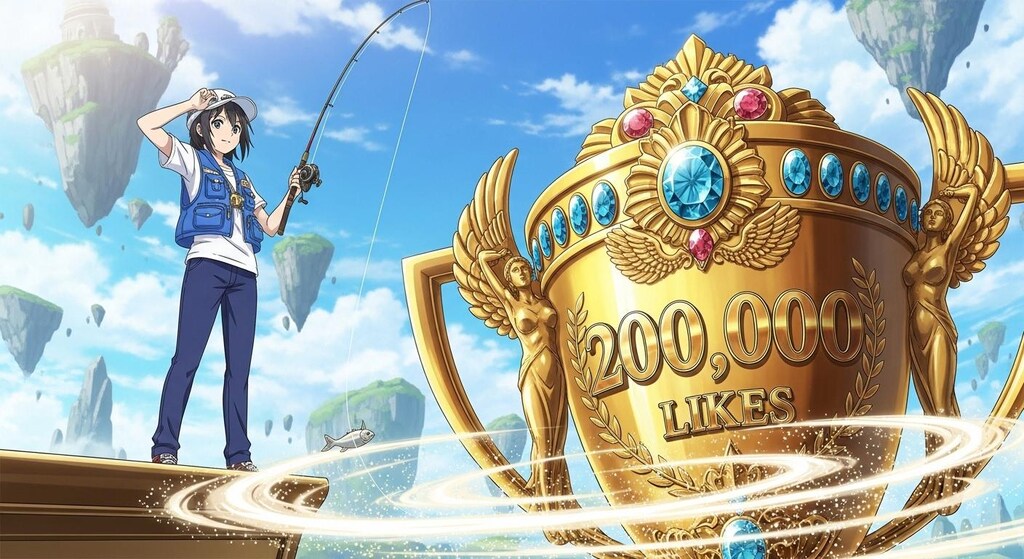 予想外の場所で釣り(200Kいいねありがとー画像２)