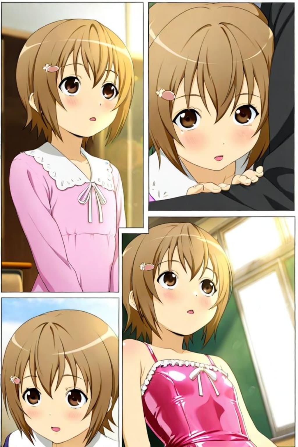 みなみけ　マコちゃん　漫画風