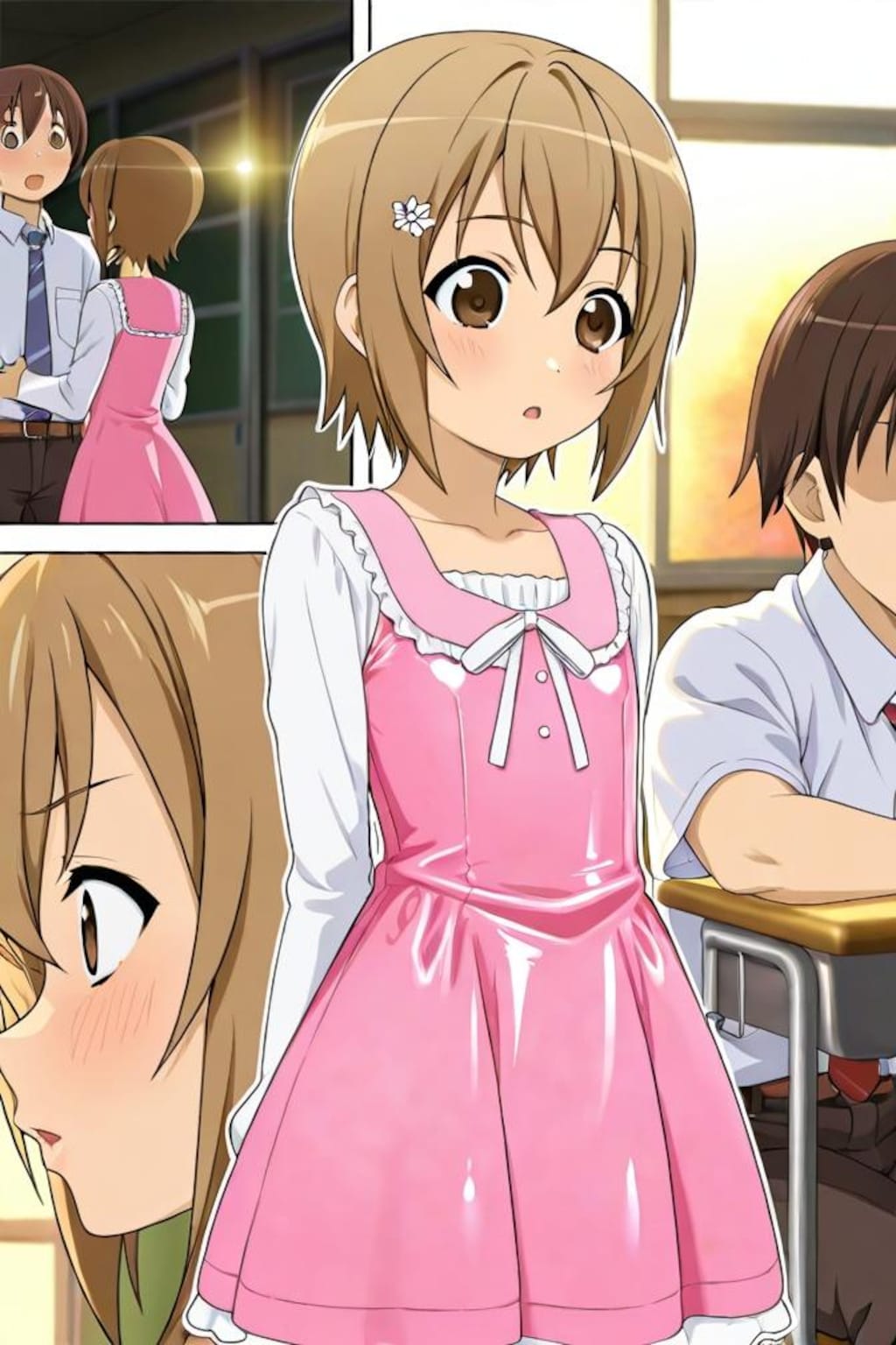 みなみけ　マコちゃん　漫画風