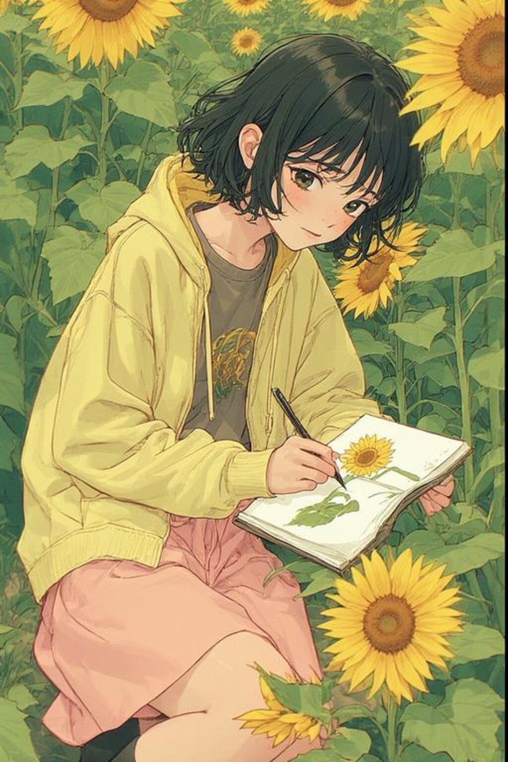 ひまわり観察日記