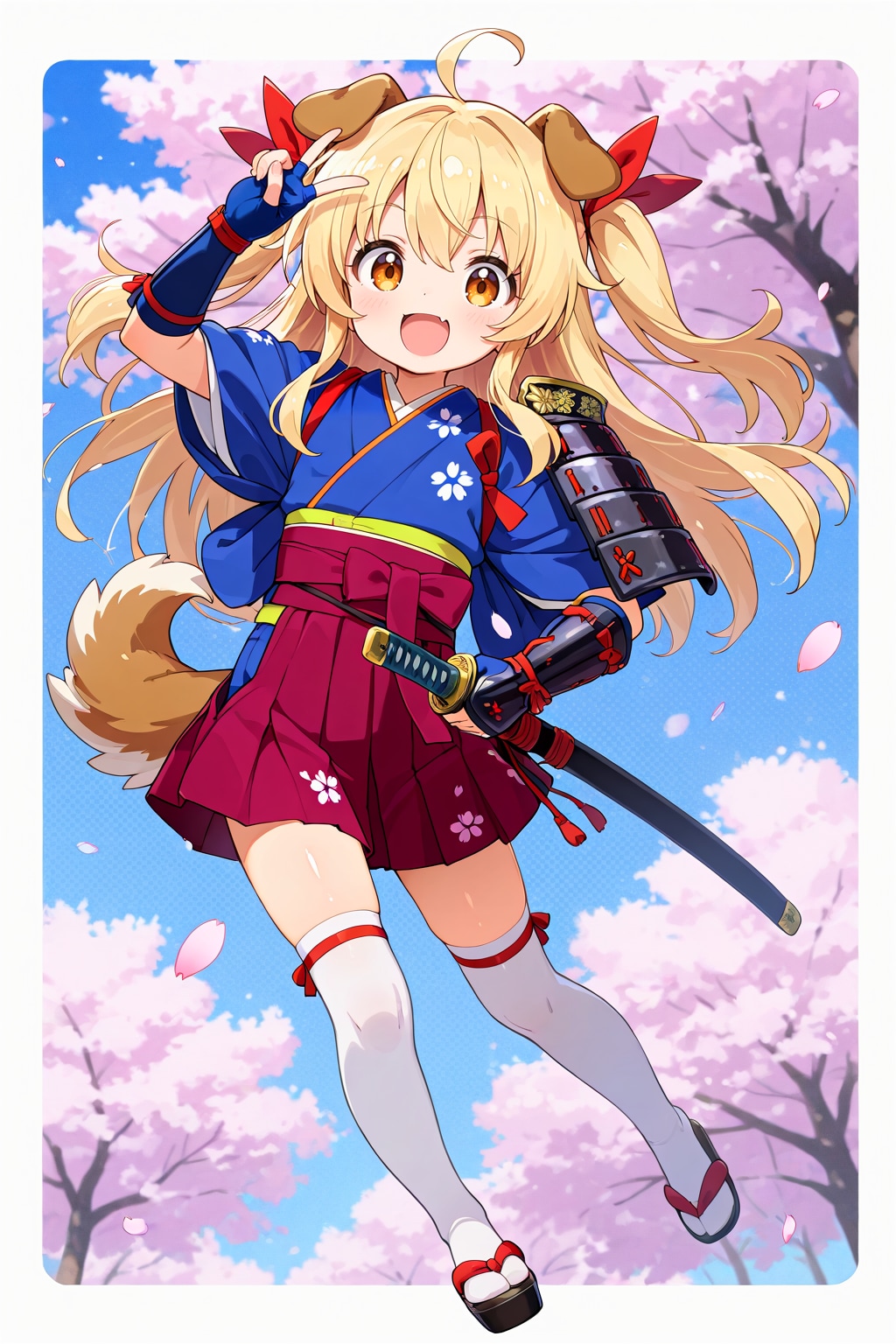 ７人のケモミミ侍（１／７） | の人気AIイラスト・グラビア