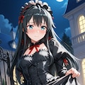 おしっこお漏らしチャレンジ【雪ノ〇雪乃】(ゴシックロリータ) 3枚目