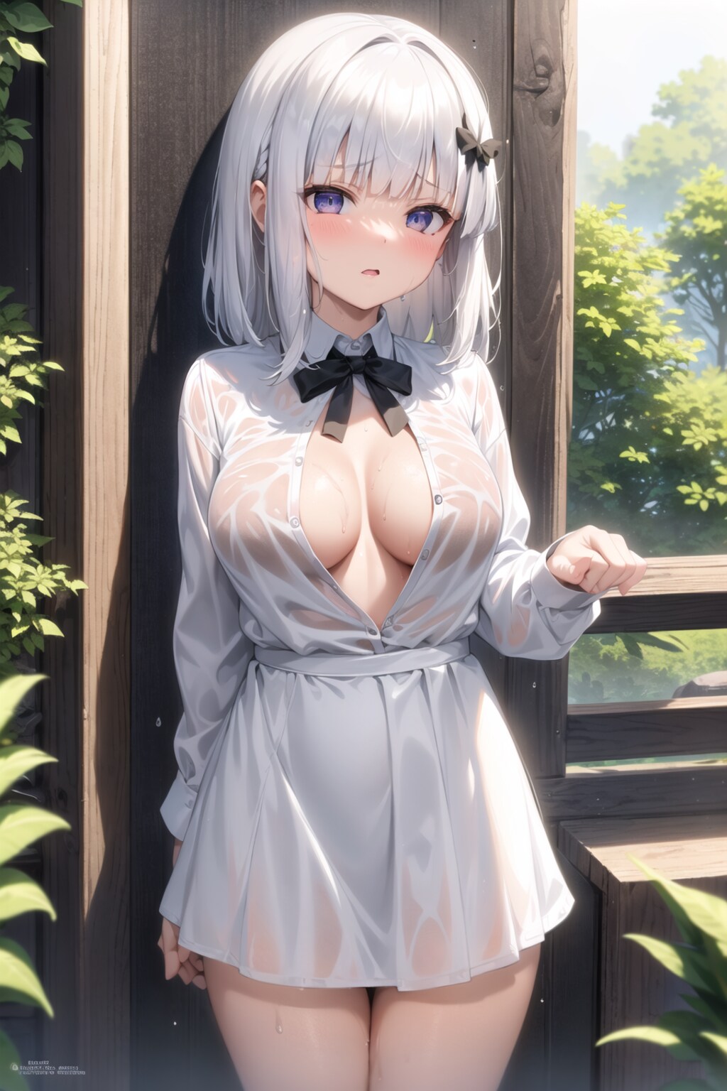 透け