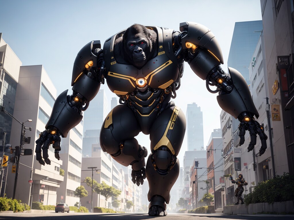 機械仕掛けの大猩猩 その④