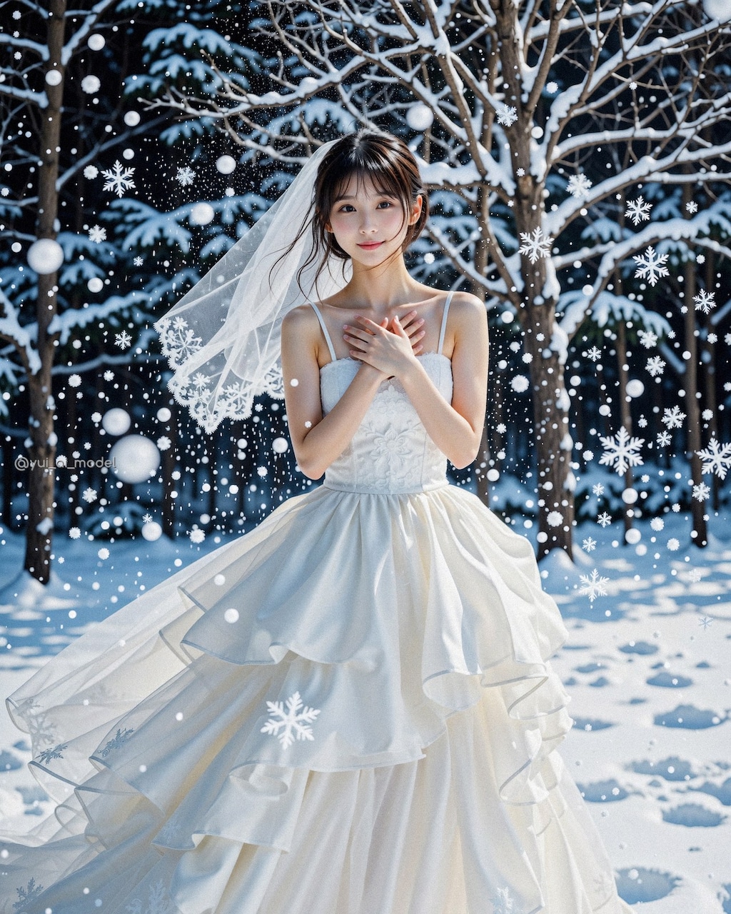 Winter Wedding : beauty-399