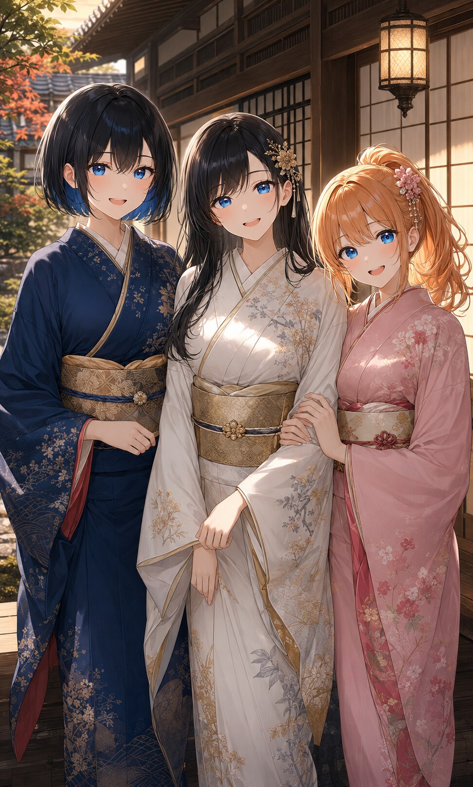 大正三姉妹 | の人気AIイラスト・グラビア