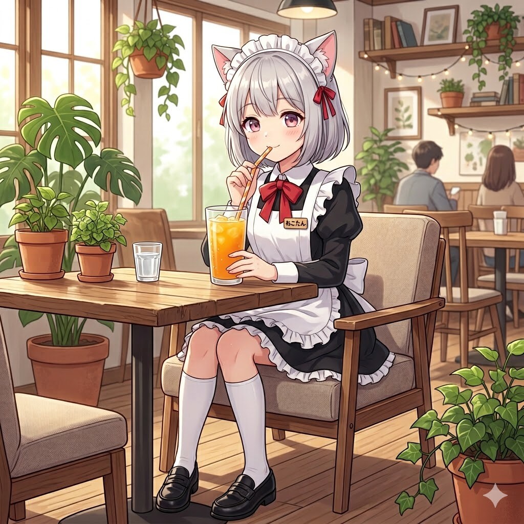 休憩中