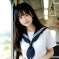 たくし上げパンチラ♡女子校生【Krea2テスト】 3枚目