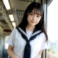 たくし上げパンチラ♡女子校生【Krea2テスト】 2枚目
