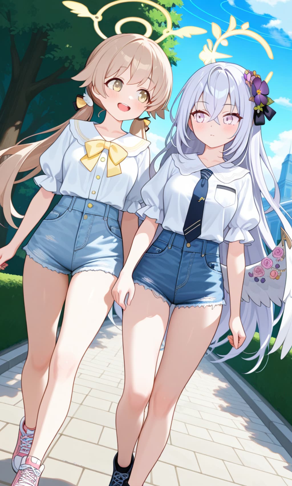 ヒフミとアズサ　夏私服2-5