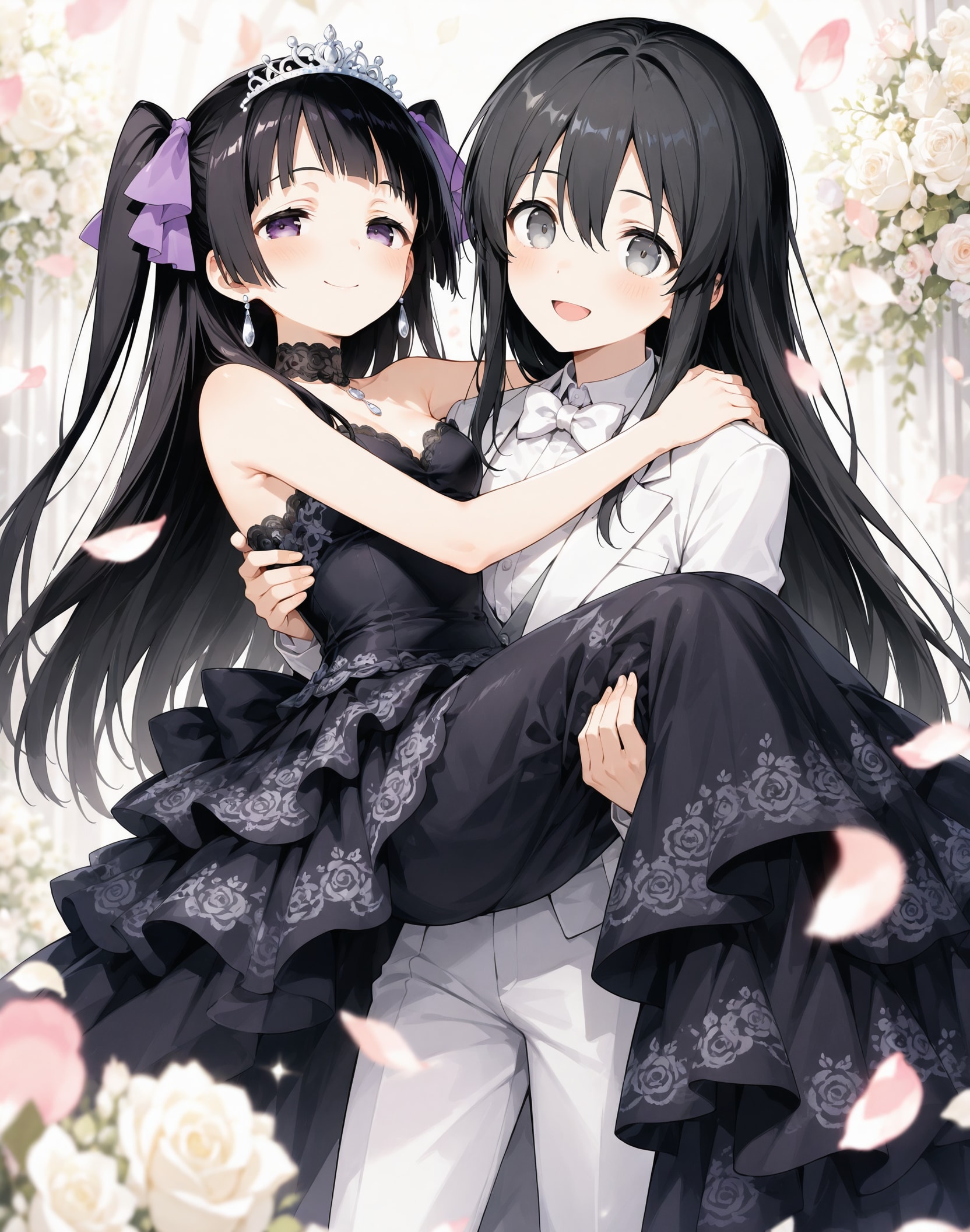 みなみちゃんをお姫様抱っこ