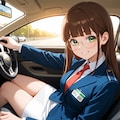 タクシードライバーな碧海ちゃん 2枚目