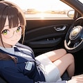 タクシードライバーな碧海ちゃん 3枚目