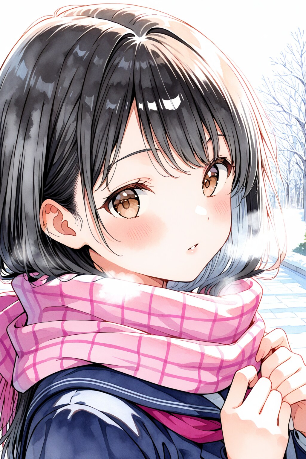 冬の少女 | の人気AIイラスト・グラビア
