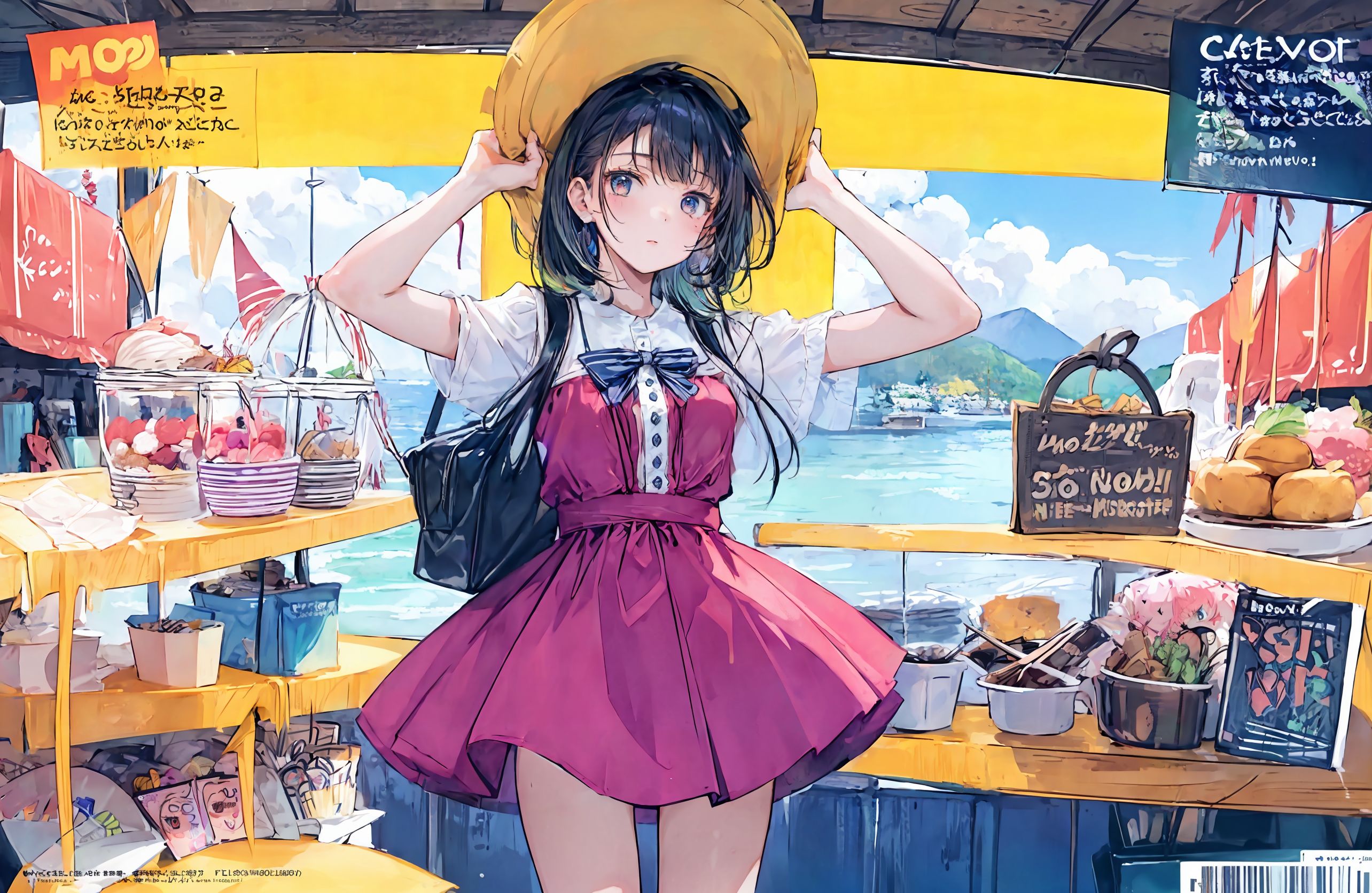 magazine風表紙絵