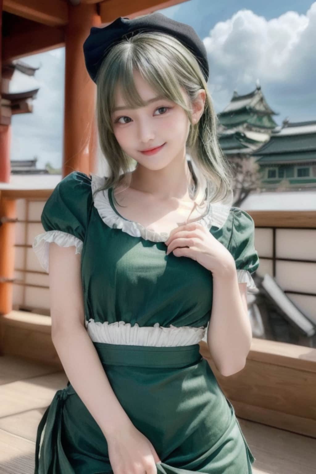 お城大好きなCAPEちゃん