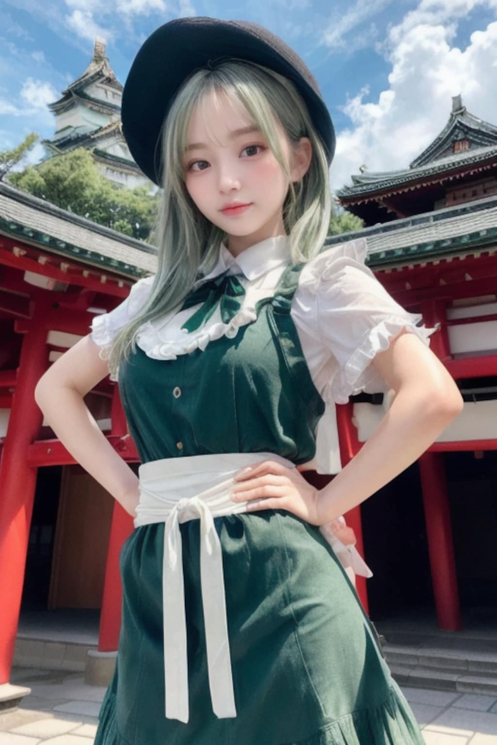 お城大好きなCAPEちゃん