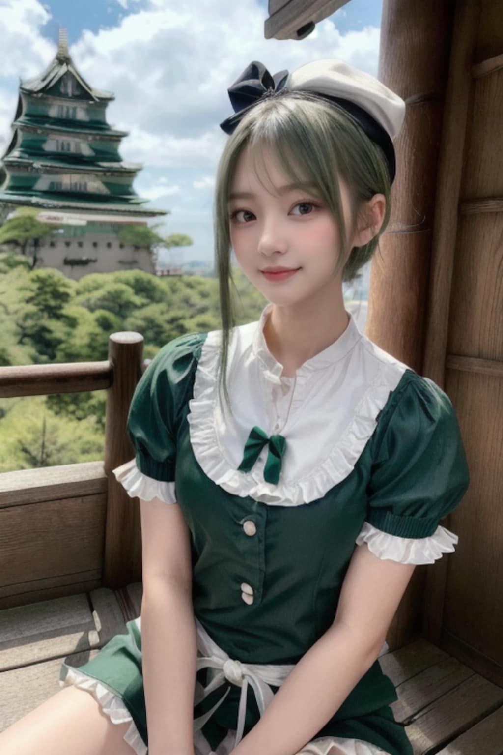 お城大好きなCAPEちゃん