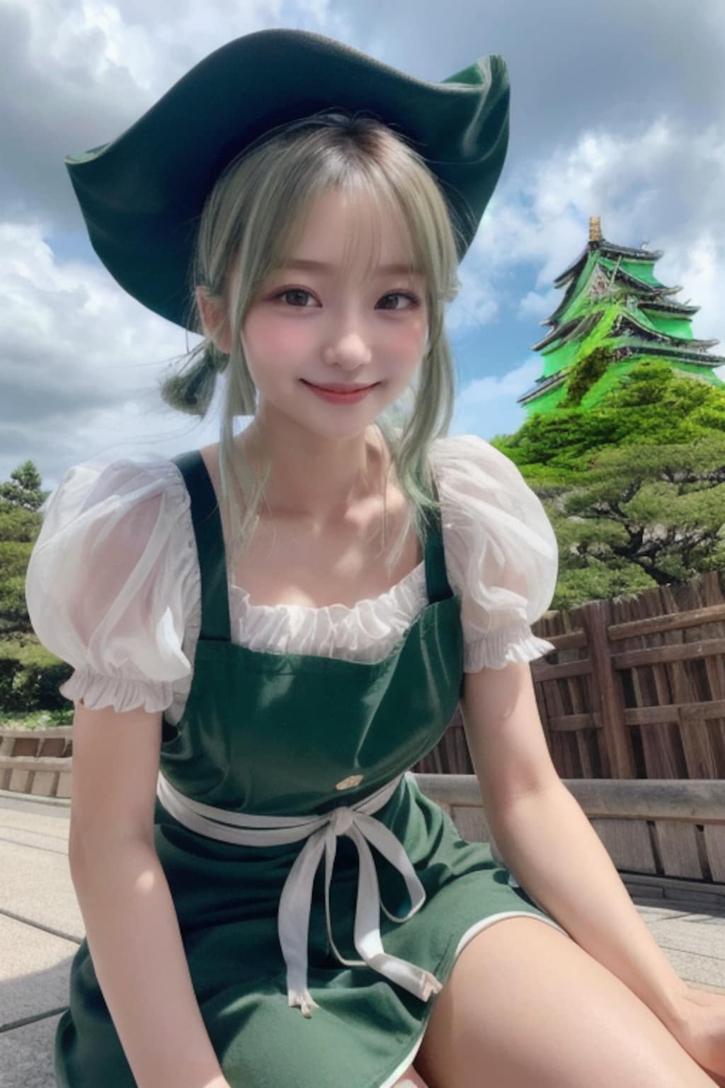 お城大好きなCAPEちゃん