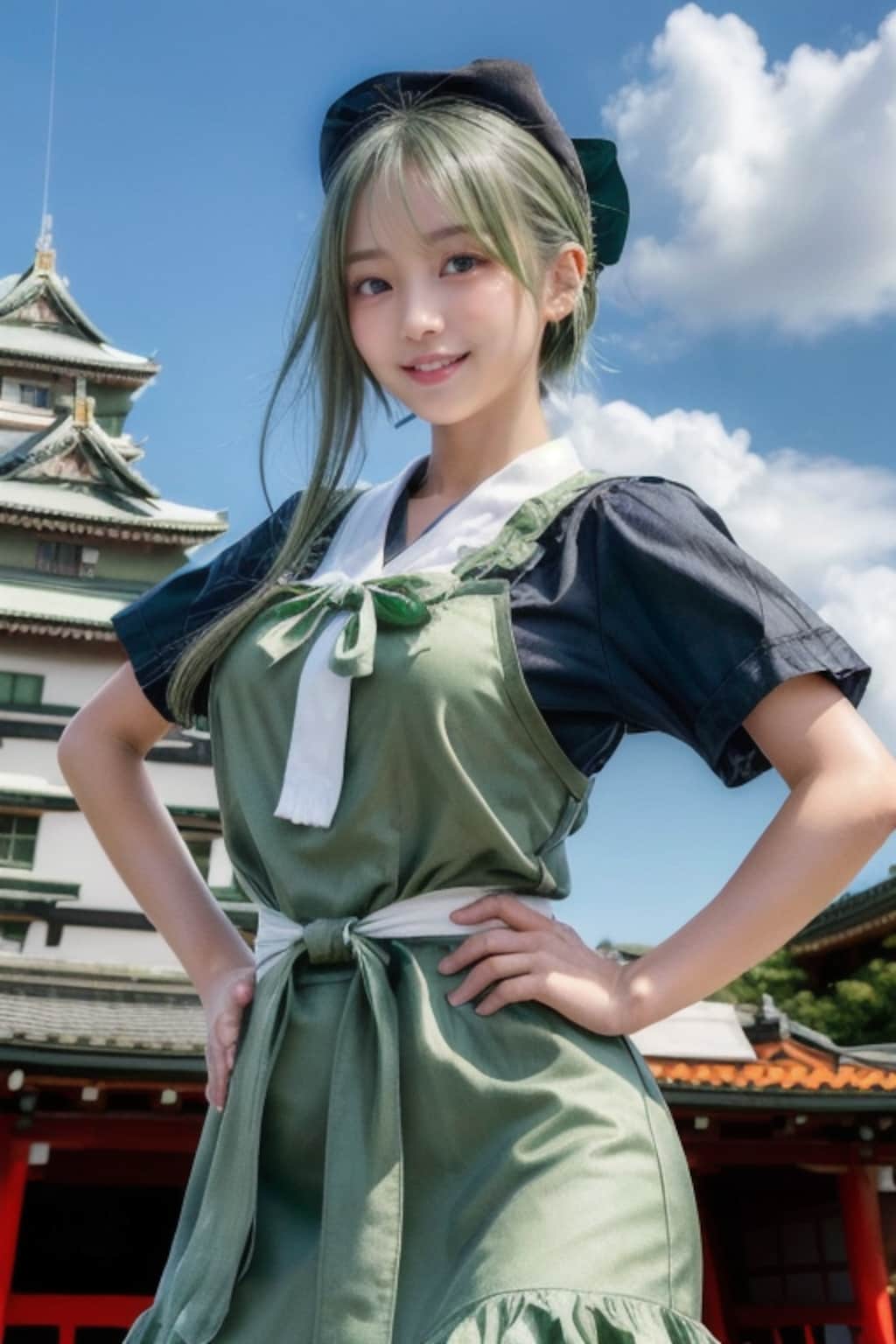 お城大好きなCAPEちゃん