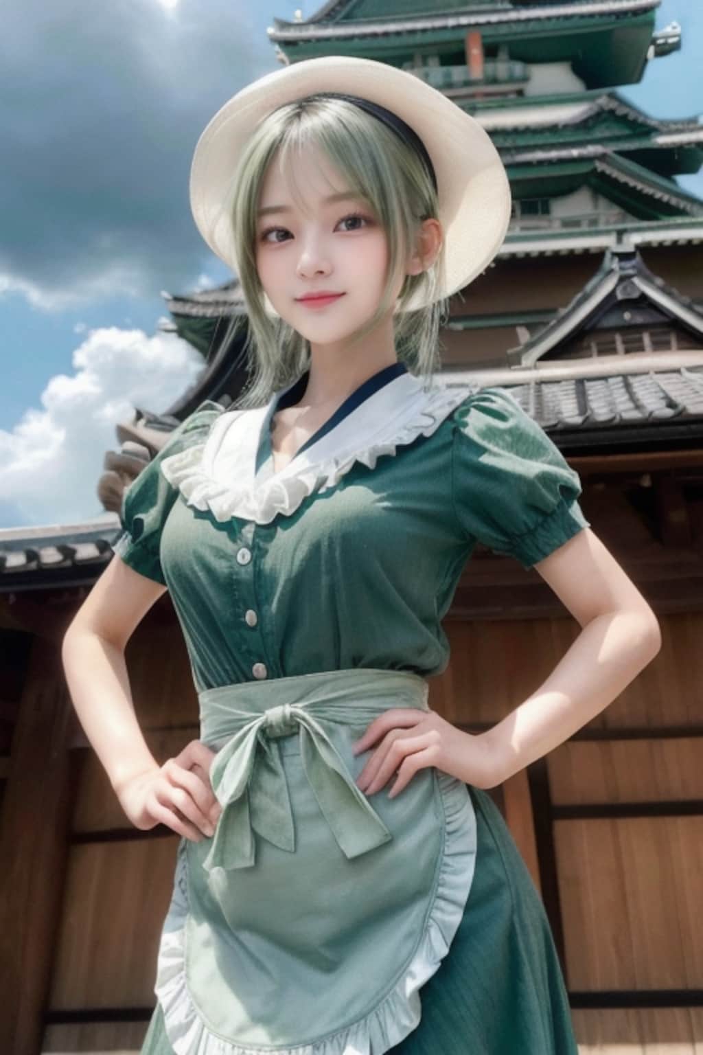 お城大好きなCAPEちゃん