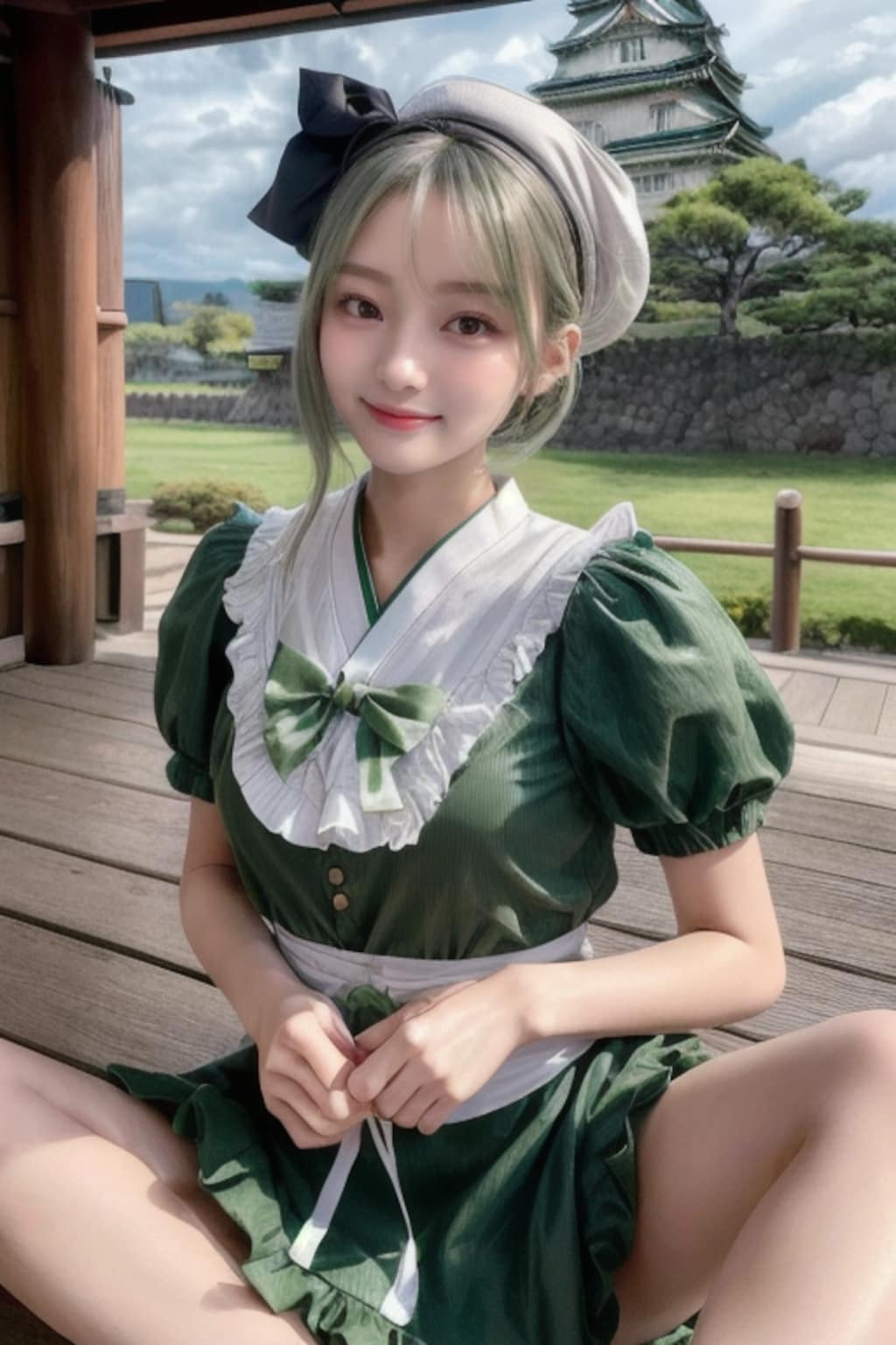 お城大好きなCAPEちゃん
