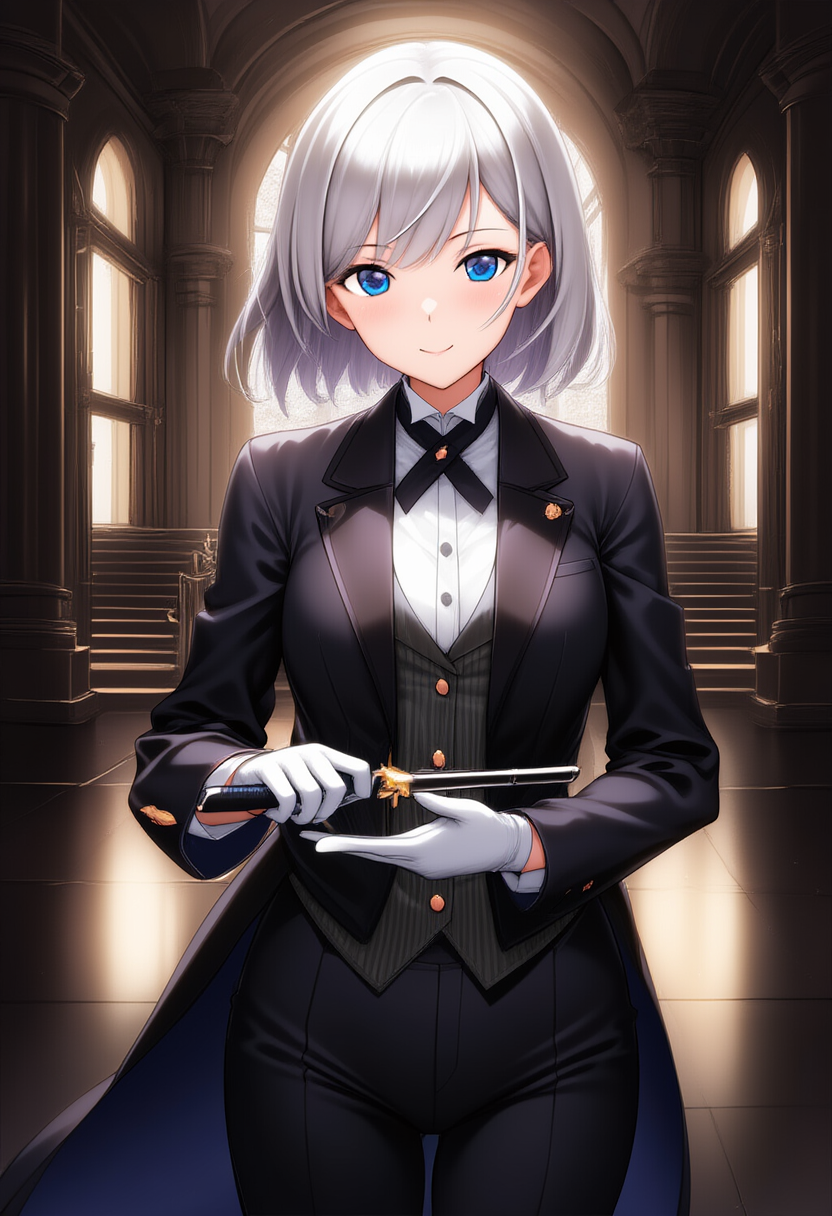 タキシード少女