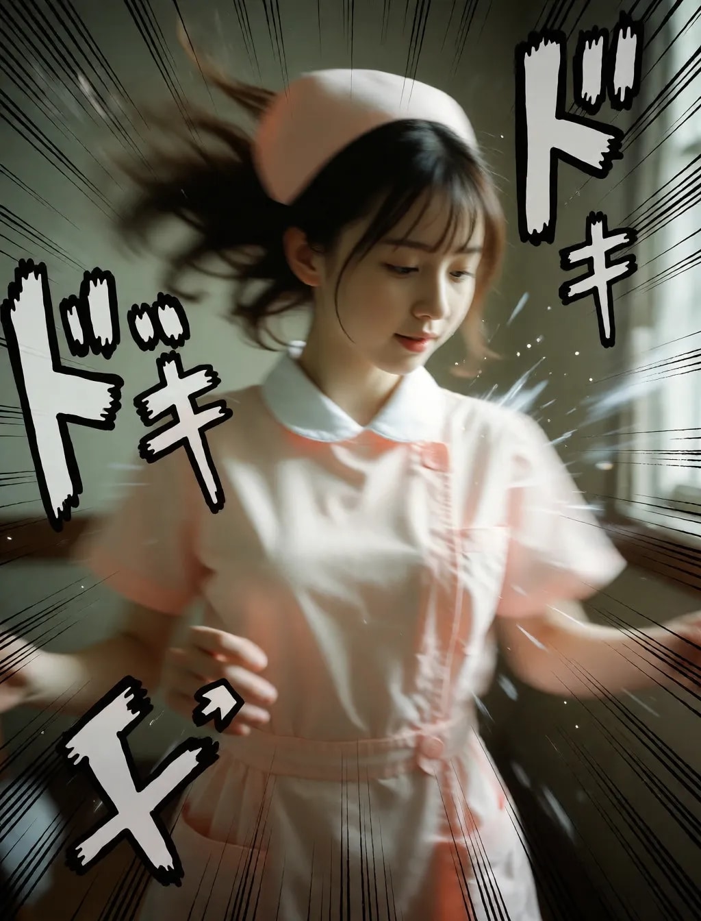 勢いのあるナース