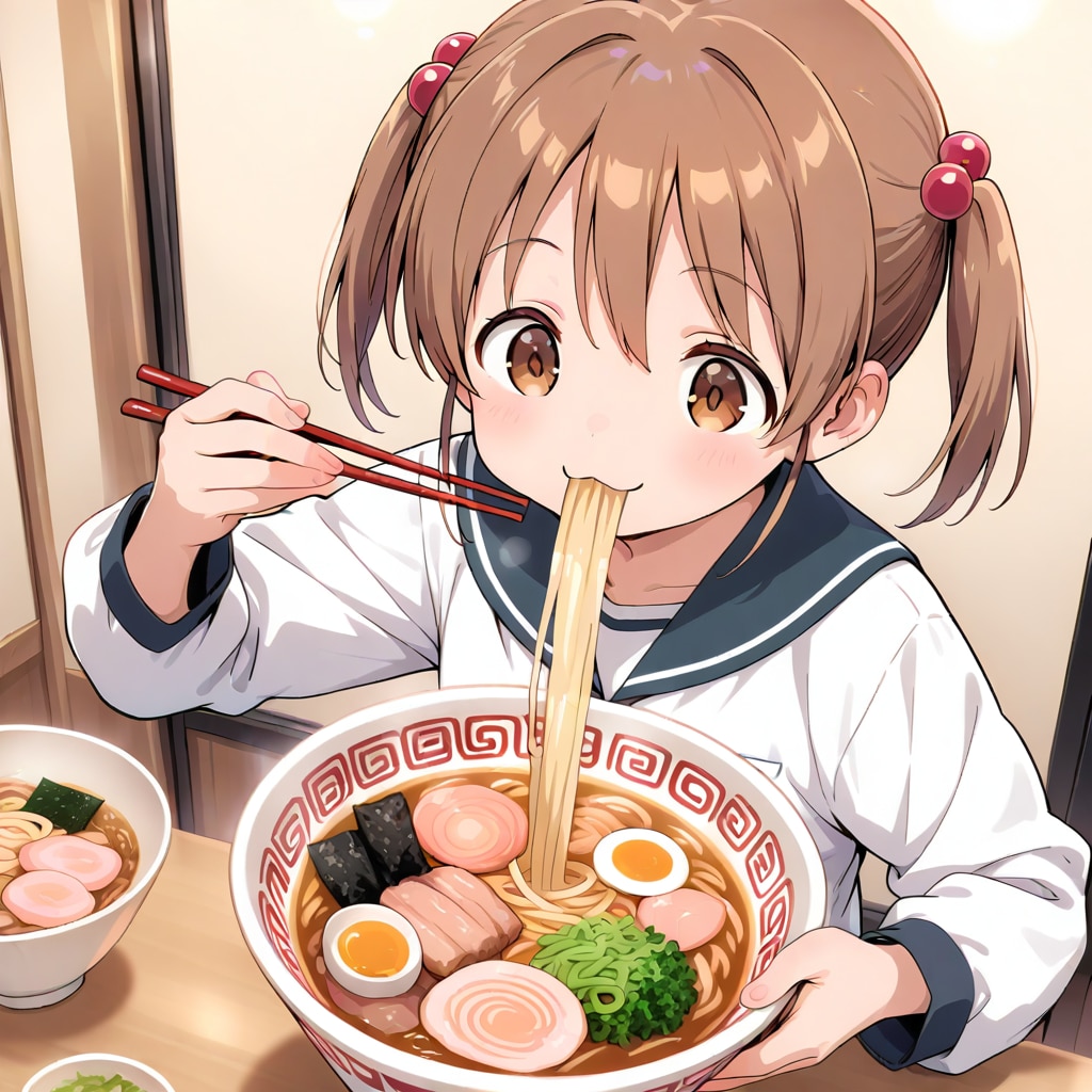 ラーメンうまうま！ | の人気AIイラスト・グラビア