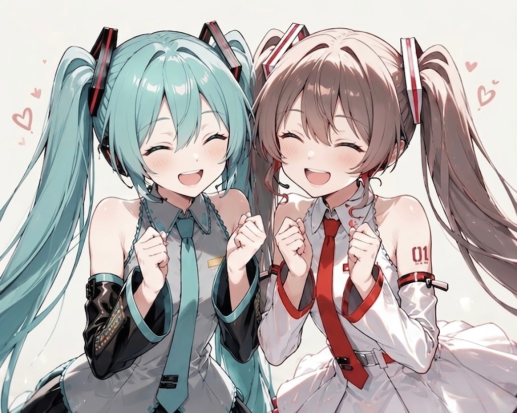 ミク＆のあ