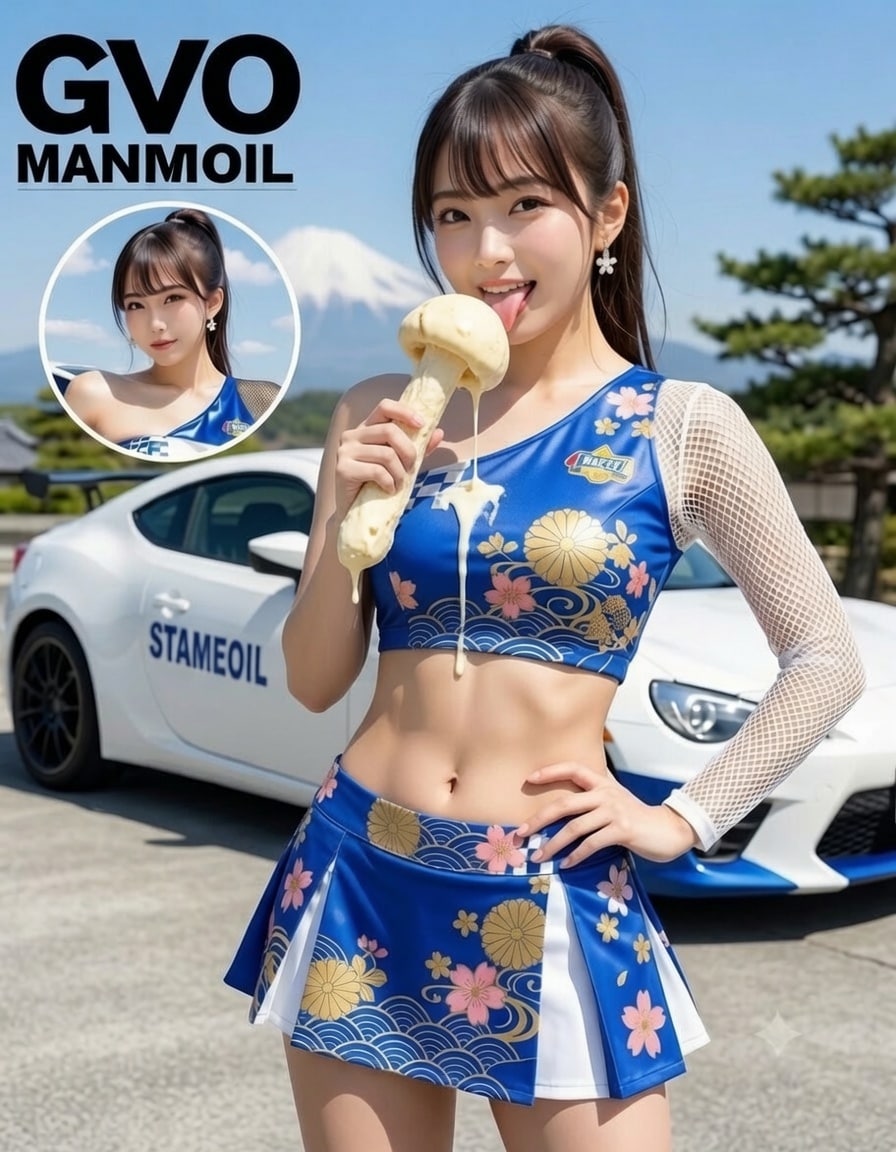 レースクイーンさんの熱中症対策