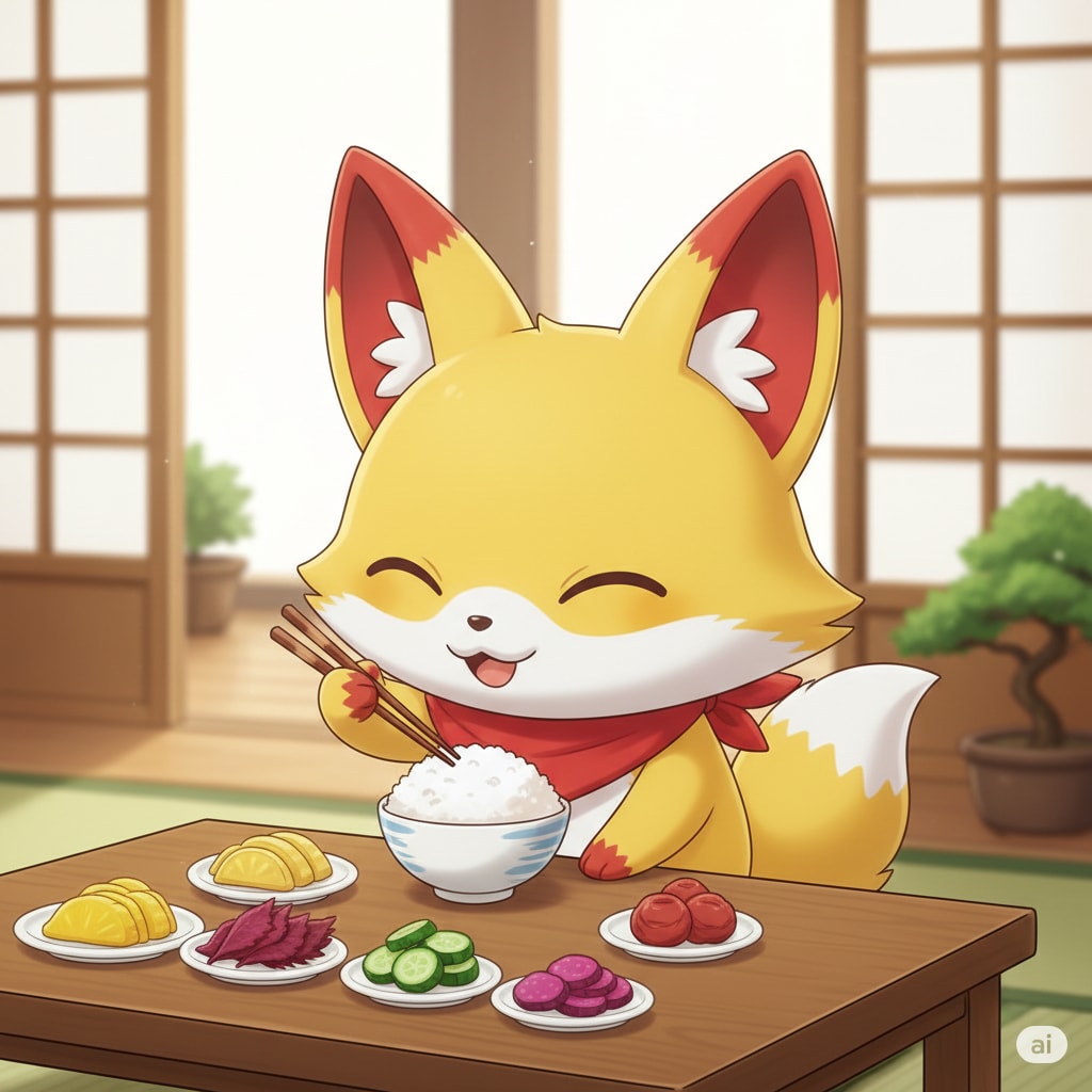 お漬物と米 | の人気AIイラスト・グラビア