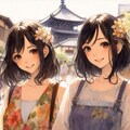 百合女の子達の京都観光💕♪・・着物はレンタルですｗｗ 6枚目
