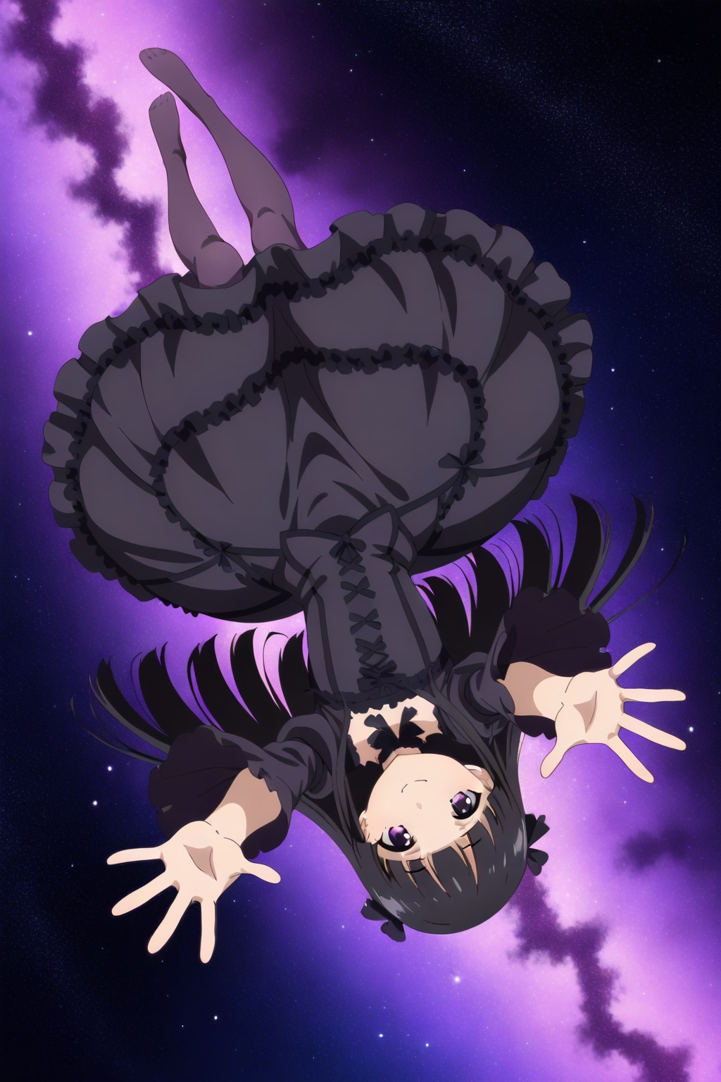 星空で手を伸ばして